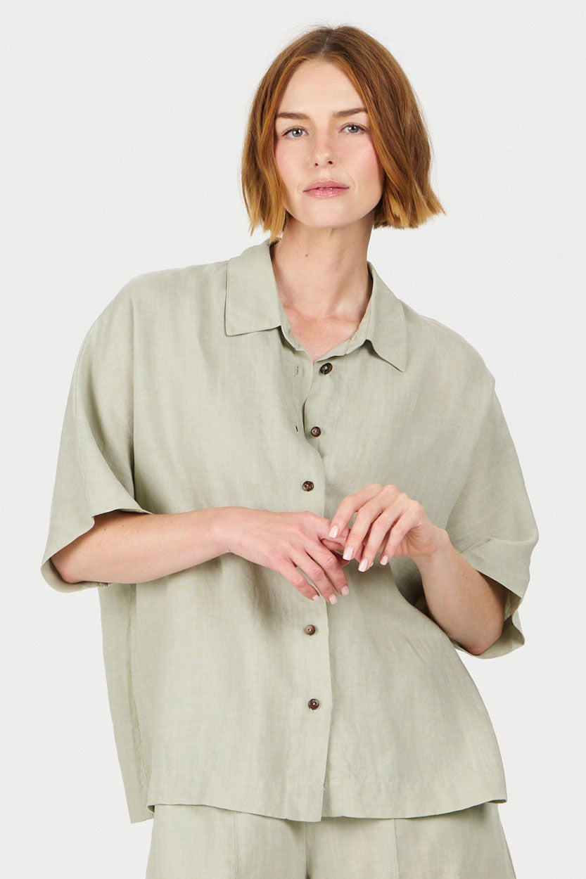 KOMODO Shirt Kimono Soft Sage