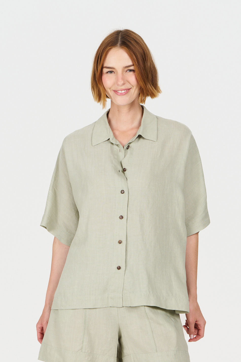 KOMODO Shirt Kimono Soft Sage