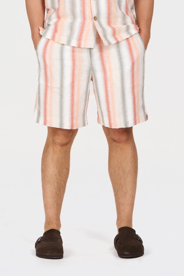 KOMODO Damen vegan Shorts Tom Stripe Multicolour