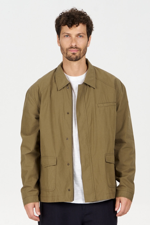 Image of KOMODO mannen vegan Jas Rudy Olive