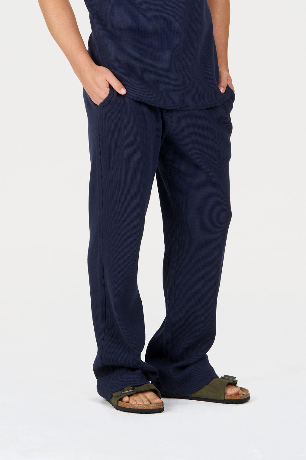 Image of KOMODO mannen vegan Gio Beach Marineblauwe Broek