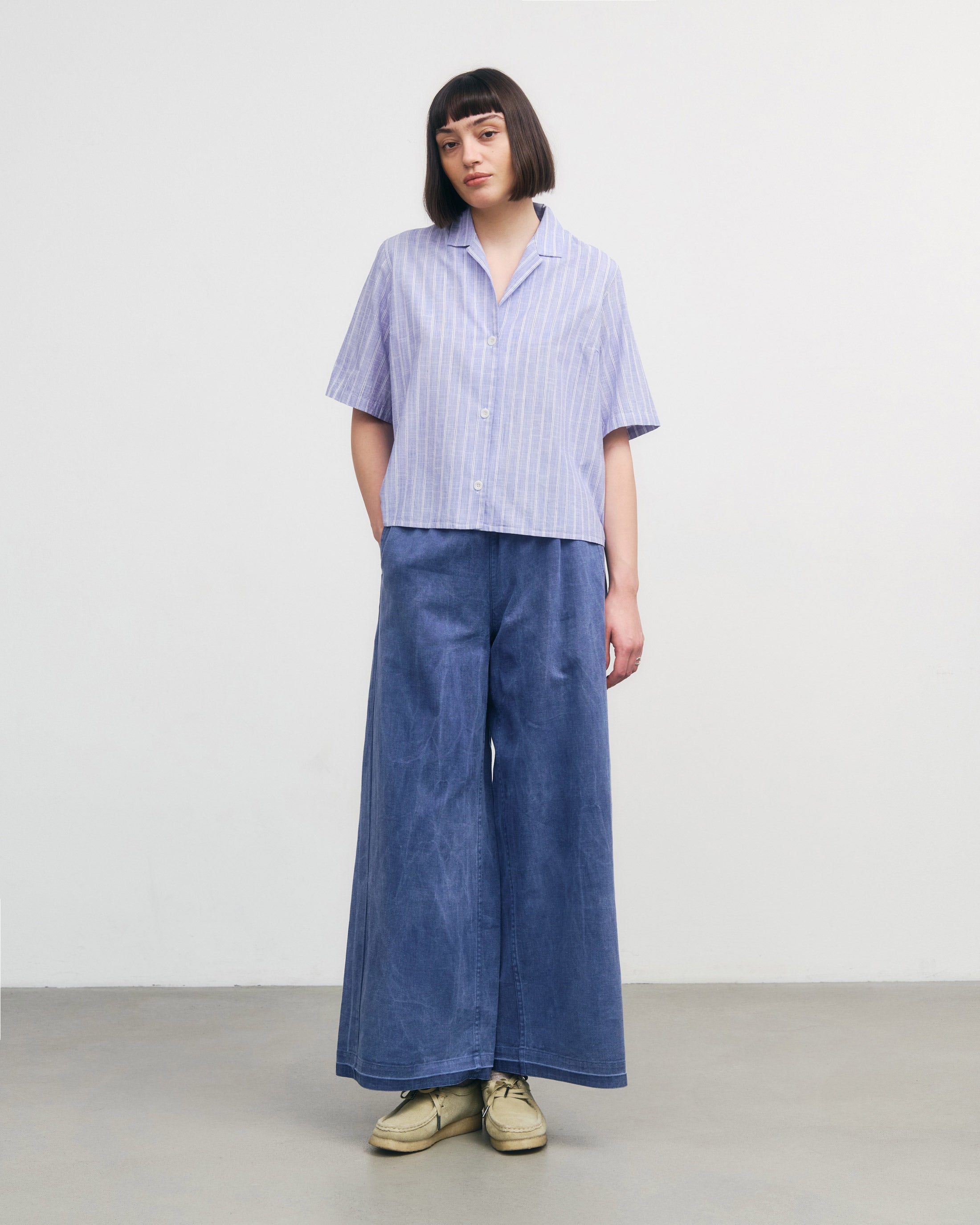 Rotholz Shirt Bowling Blue Stripe