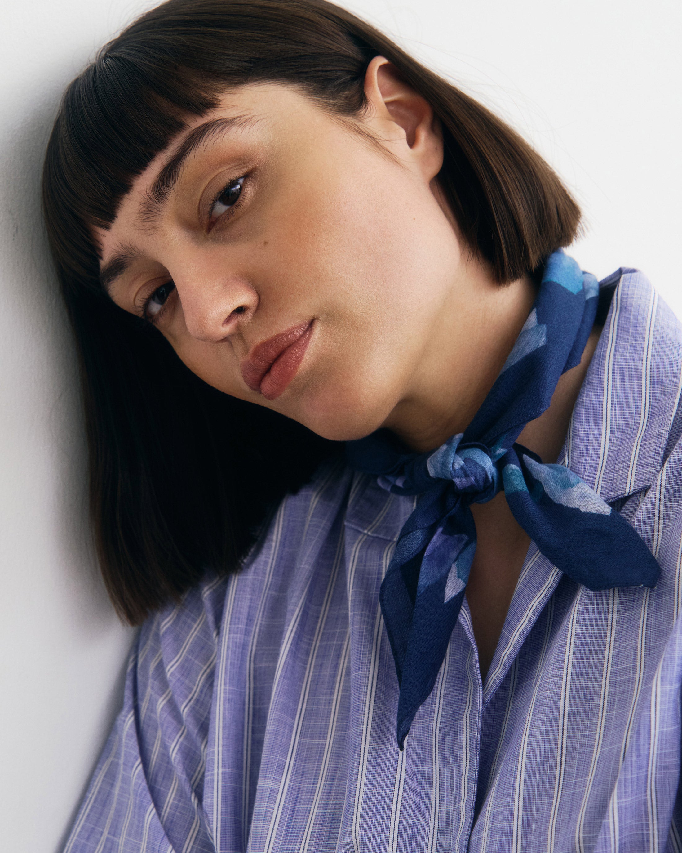 Rotholz Shirt Bowling Blue Stripe