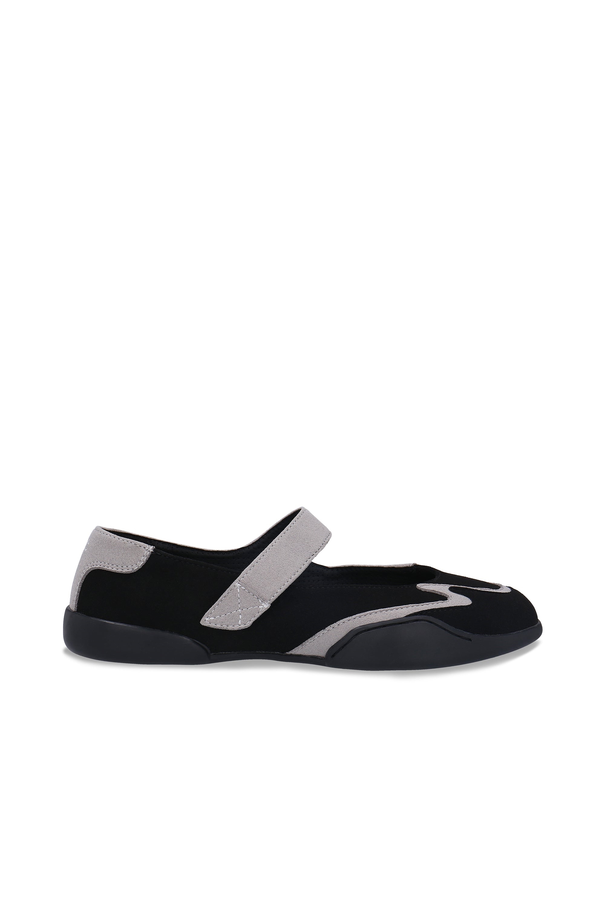 NAE Damen vegan Ballett Sneaker Nadia Grau