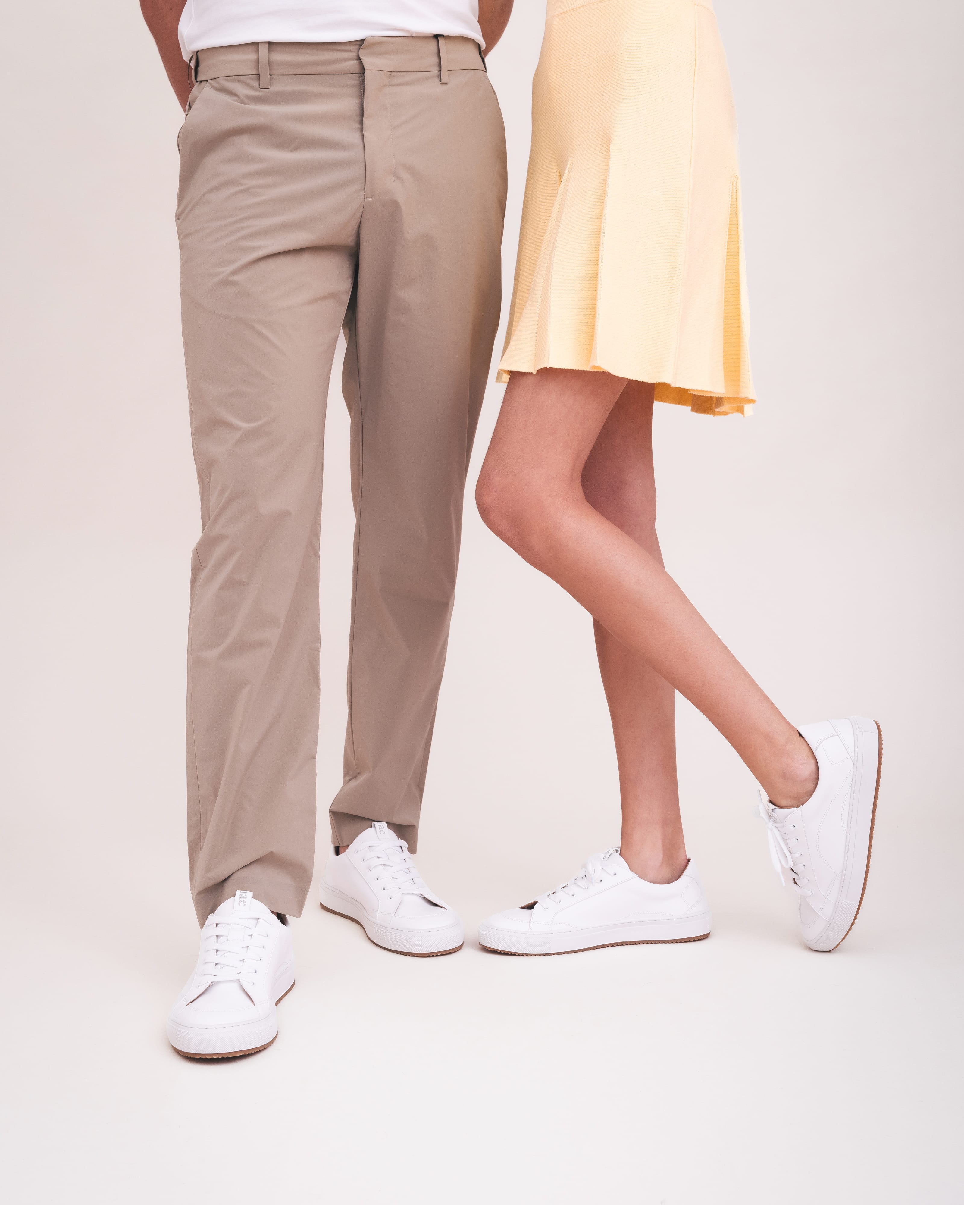 NAE men vegan Sneakers Kario White