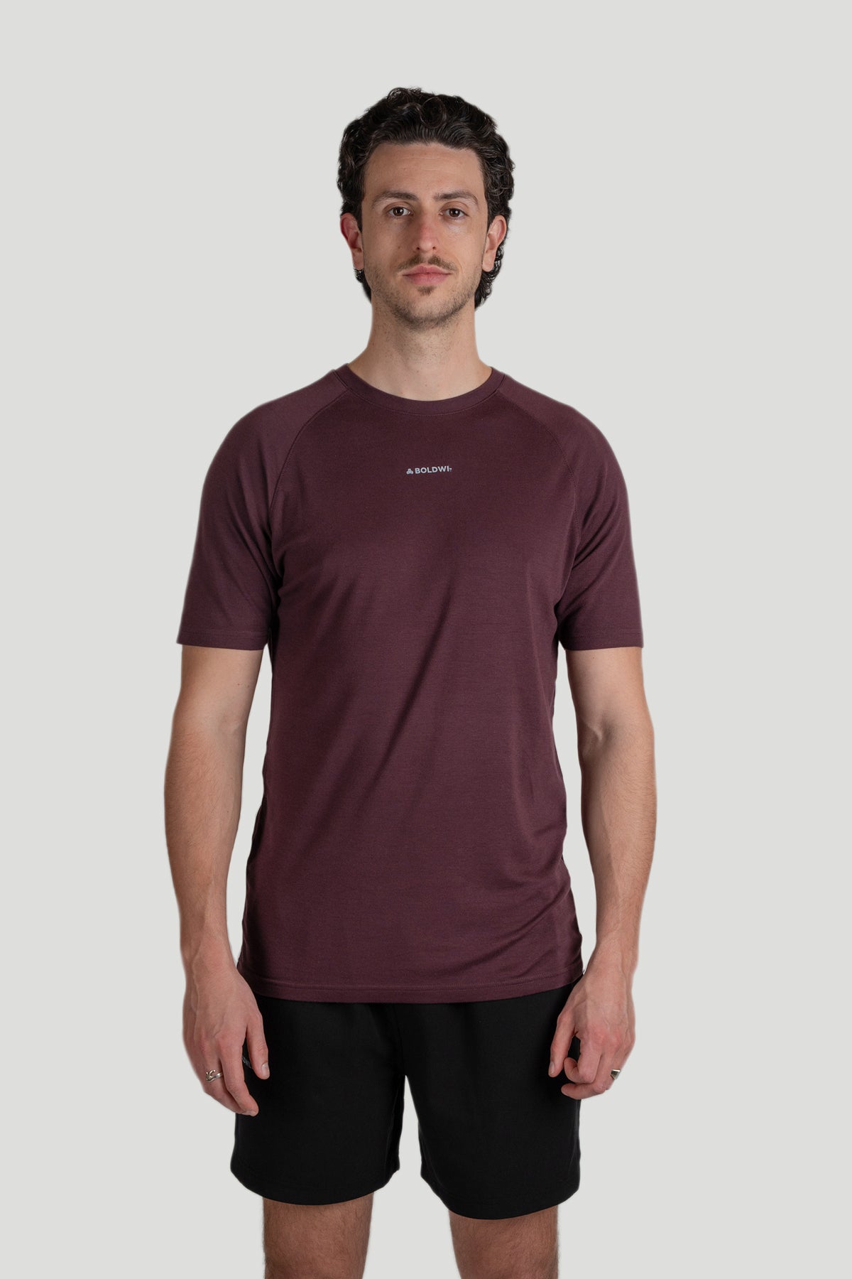 Boldwill men vegan T-Shirt Mahogany Red