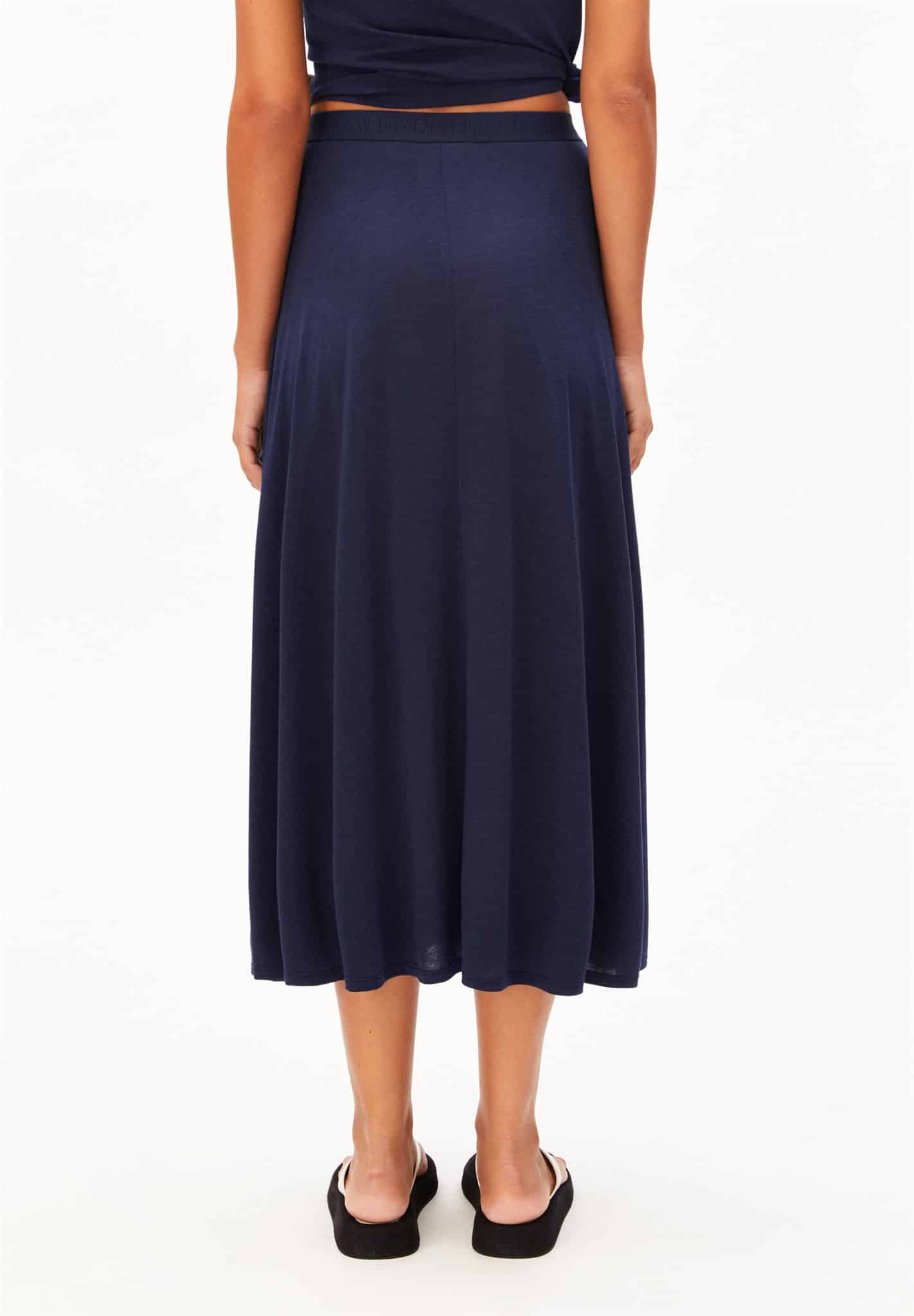 ARMEDANGELS womens vegan Skirt Ileniaa Laraa Dark Blue