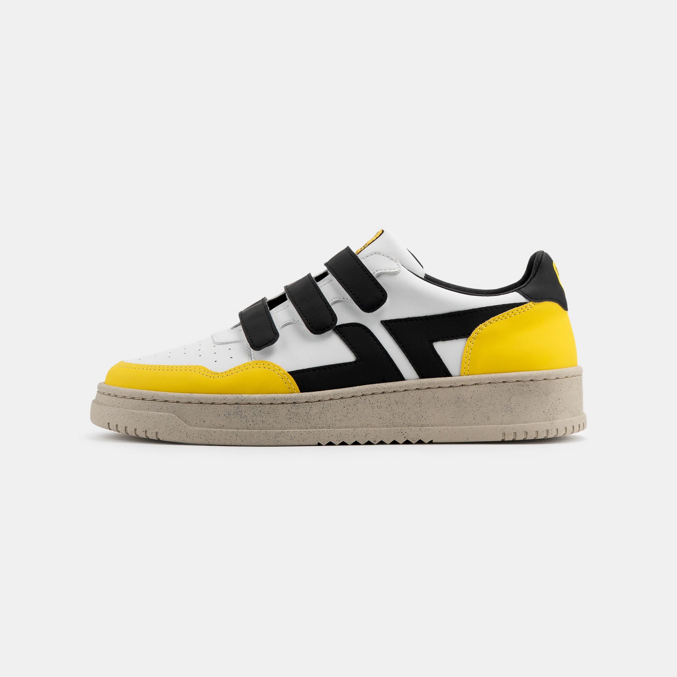 ZÃ¨ta men vegan Sneakers Zeta X Cafe Joyeux Velcro Yellow