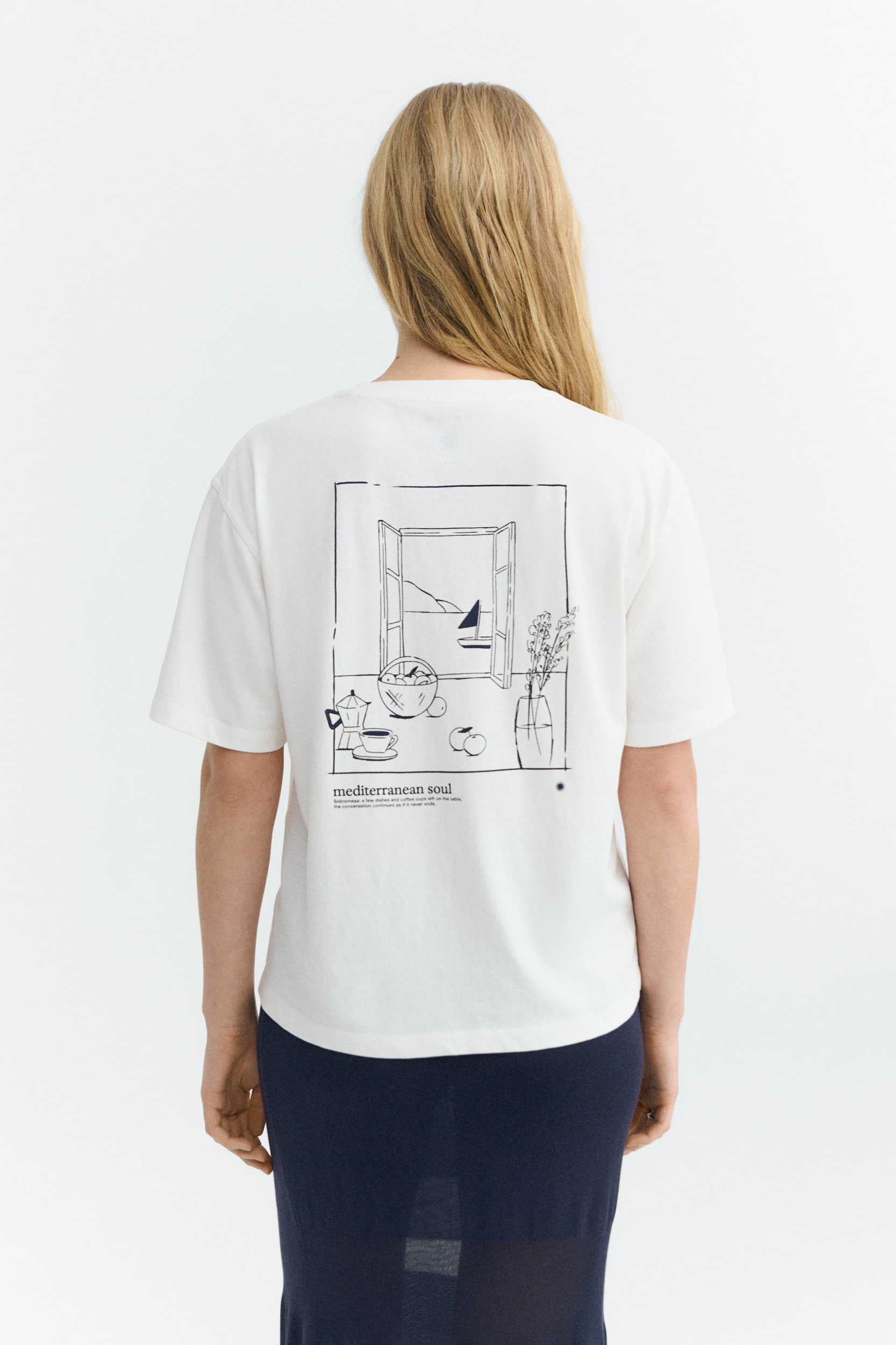 Thinking mu Damen vegan T-Shirt Window View Lucia Wei&Atilde;Ÿ