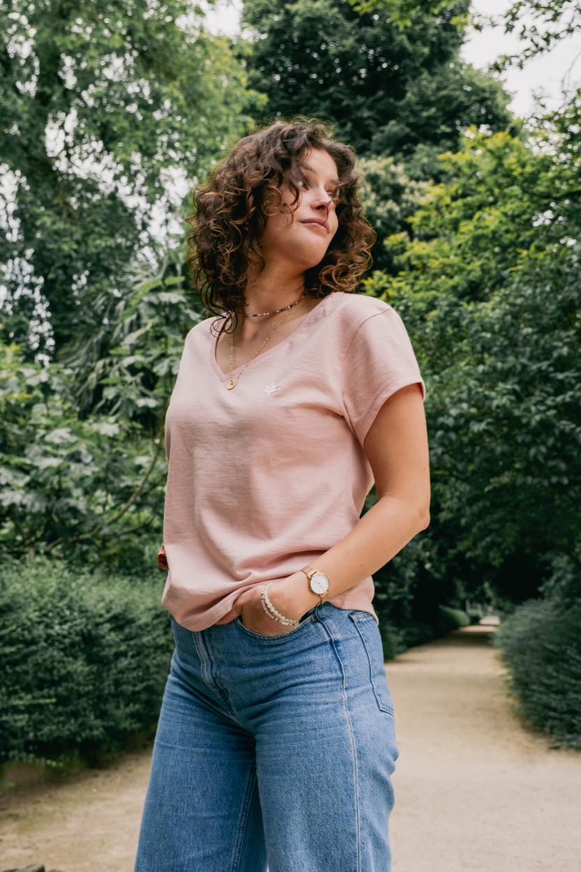 Lucid Collective Damen vegan T-Shirt Harmony Pink