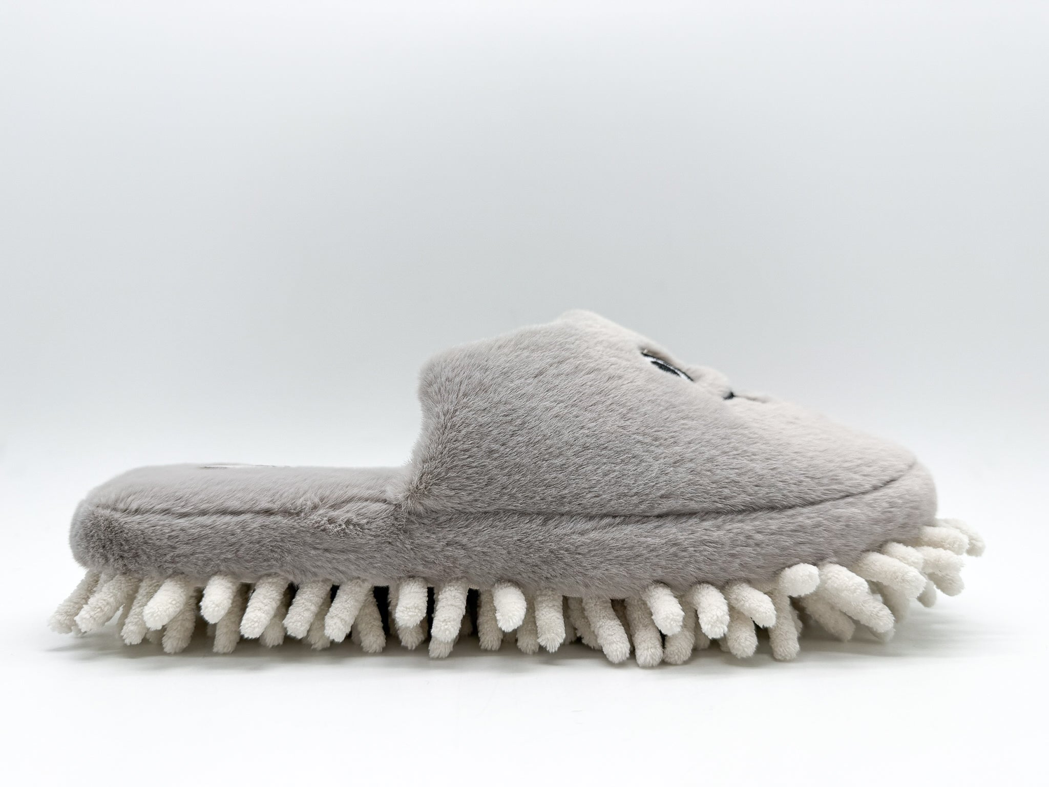 thies womens vegan Slippers Monstimop Grey