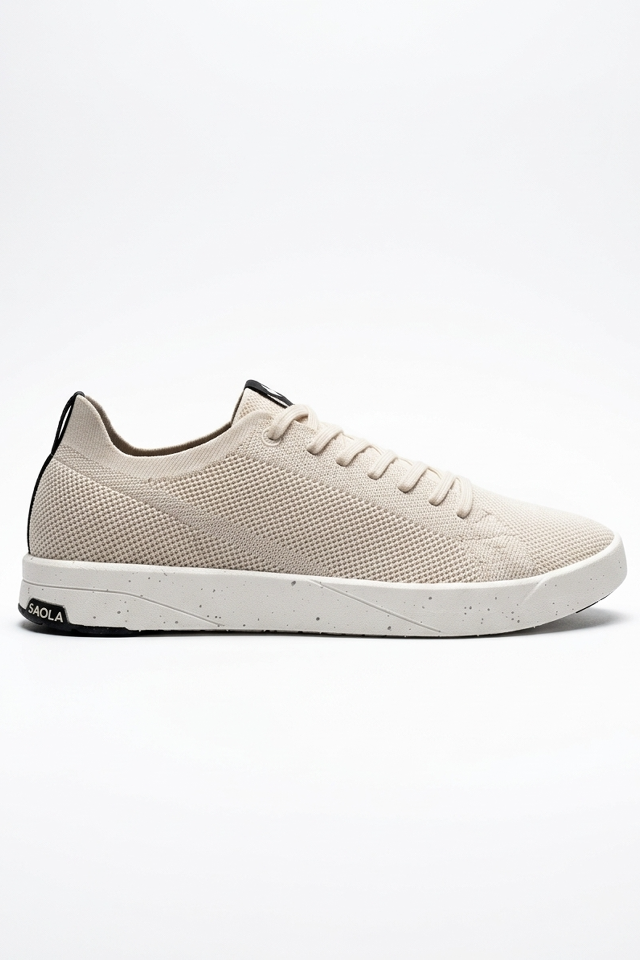 SAOLA Herren vegan Sneaker Cannon Knit  X Seagale Beige