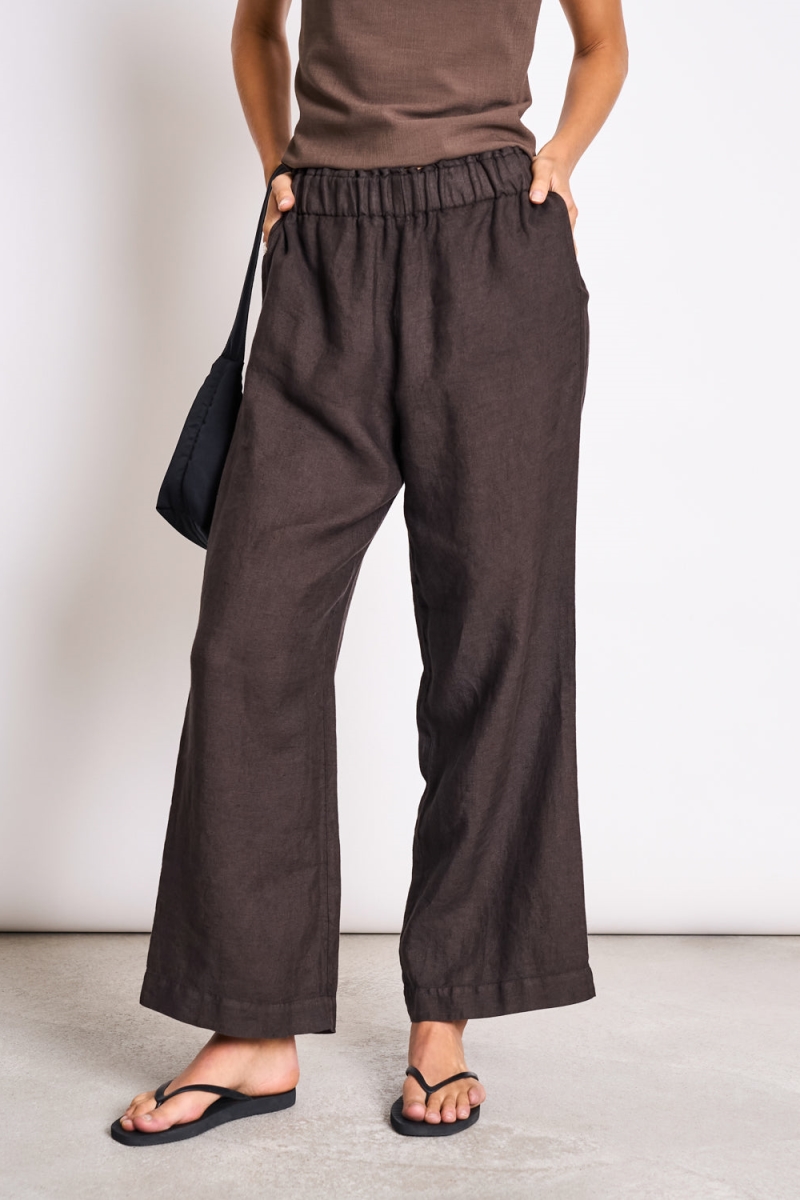 JAN N JUNE JAN 'N JUNE Damen vegan Hose Beveren Schlammbraun