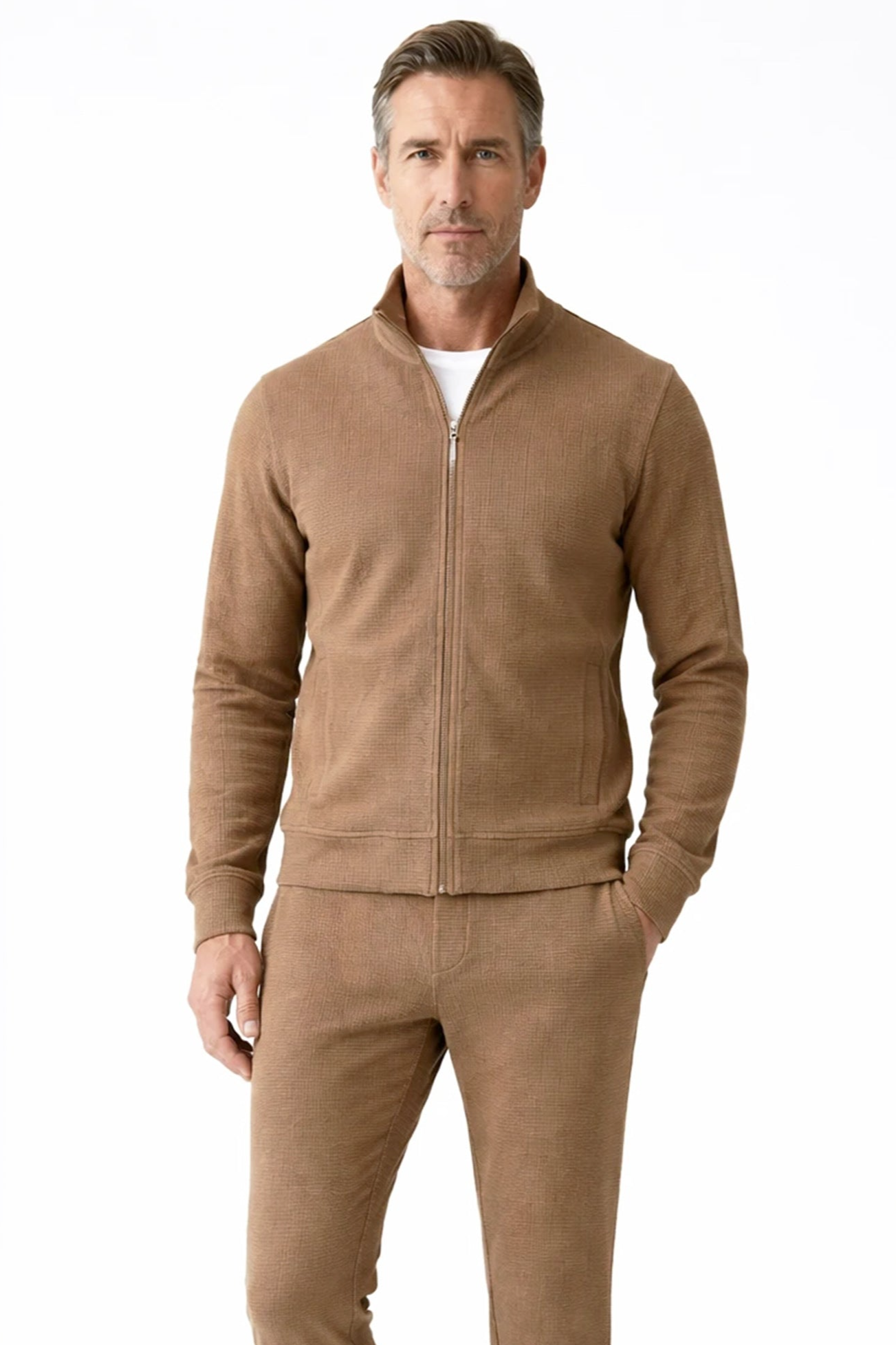 ORGANICATION Herren vegan Jacke Jorrin Gravel