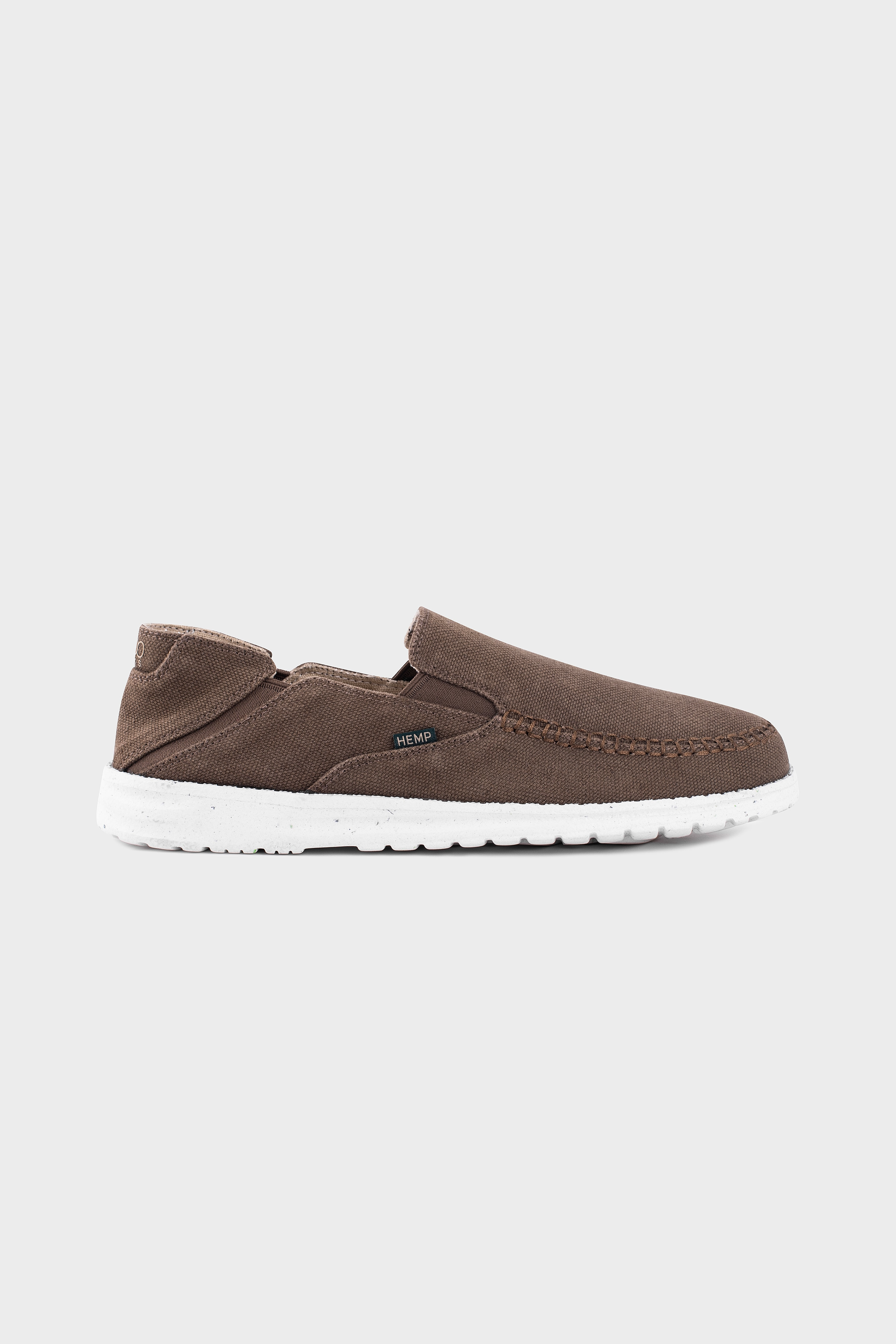 8000kicks EU Herren vegan Schuhe Slip On Sunslide Dunkelbraun