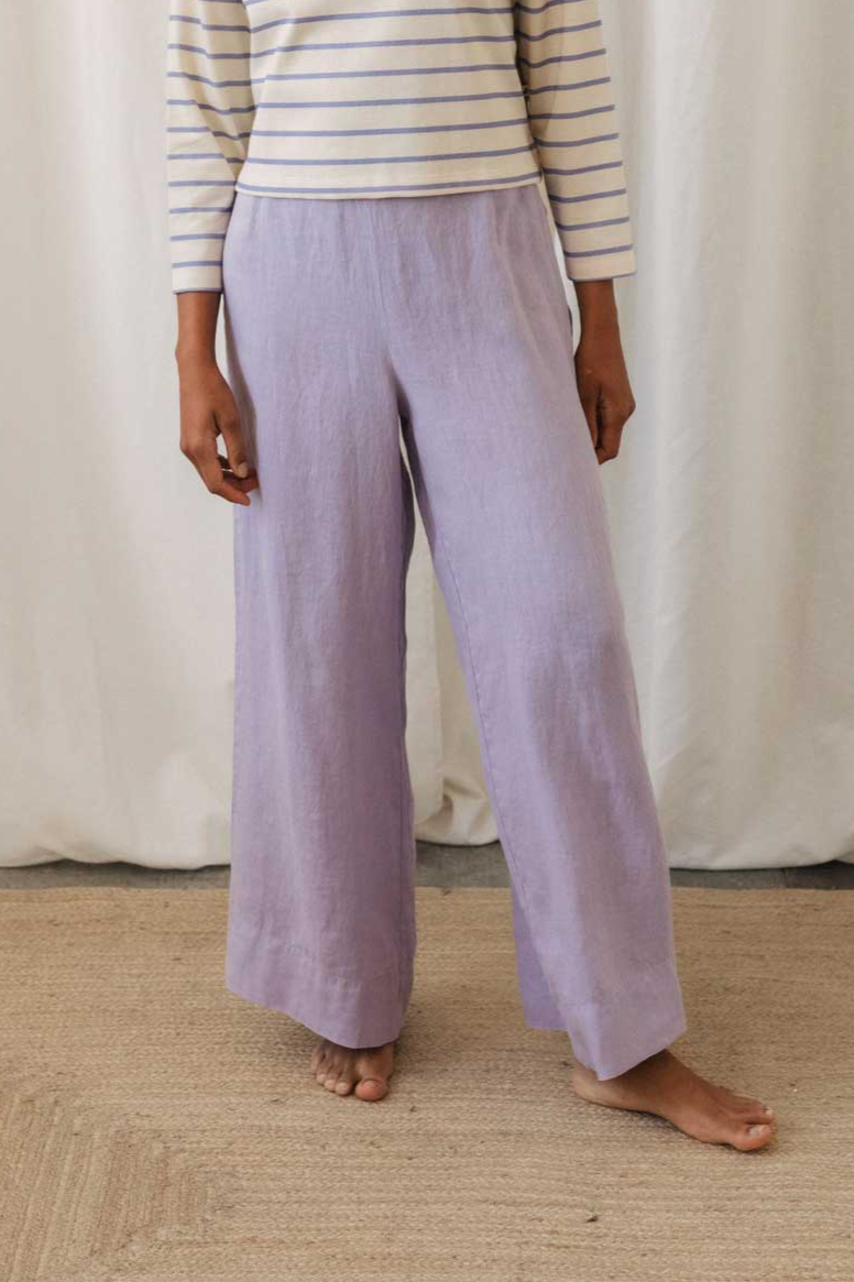 TWOTHIRDS Damen vegan Hose Varmdo Hellviolett