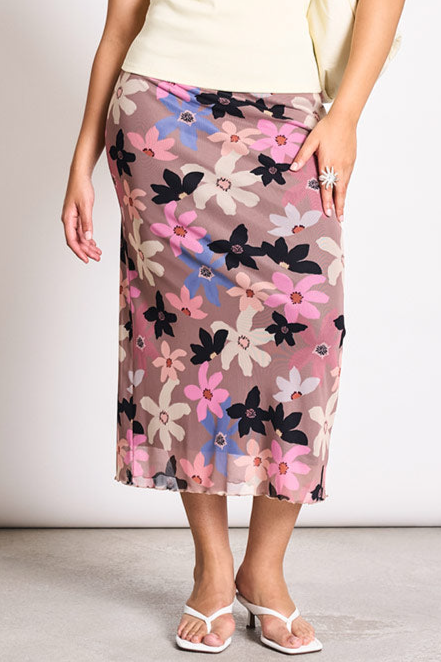 Image of JAN 'N JUNE dames vegan Rok Smuk Wild Bloom