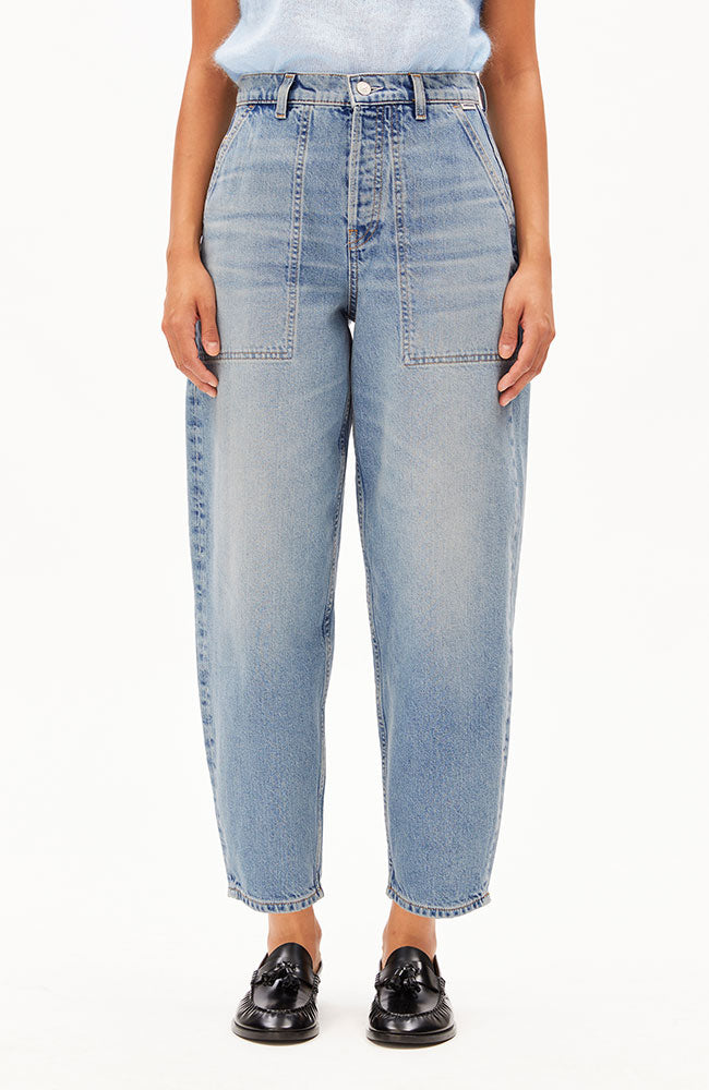 ARMEDANGELS Damen vegan Jeans Baarly Barrel Carpenter Andromedar