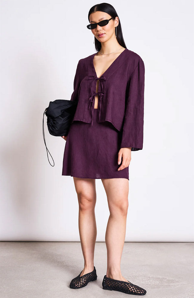 JAN 'N JUNE womens vegan Skirt Cercis Cherry
