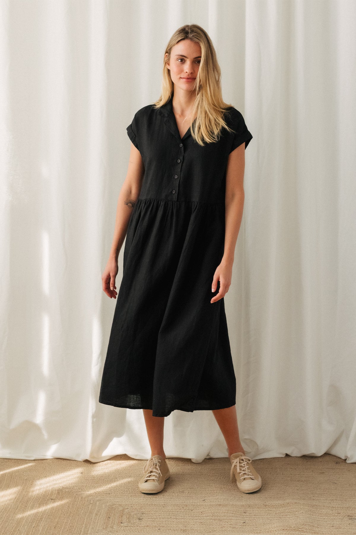 TWOTHIRDS womens vegan Dress Wiese Black