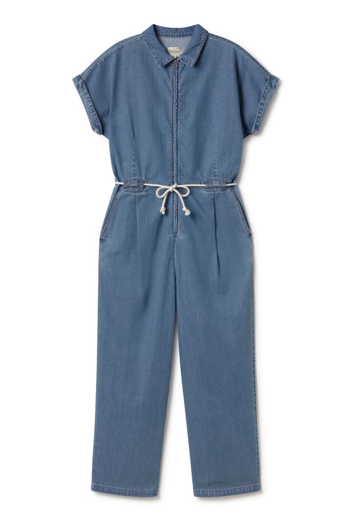 TWOTHIRDS Damen vegan Jumpsuit Lanai Hellblau