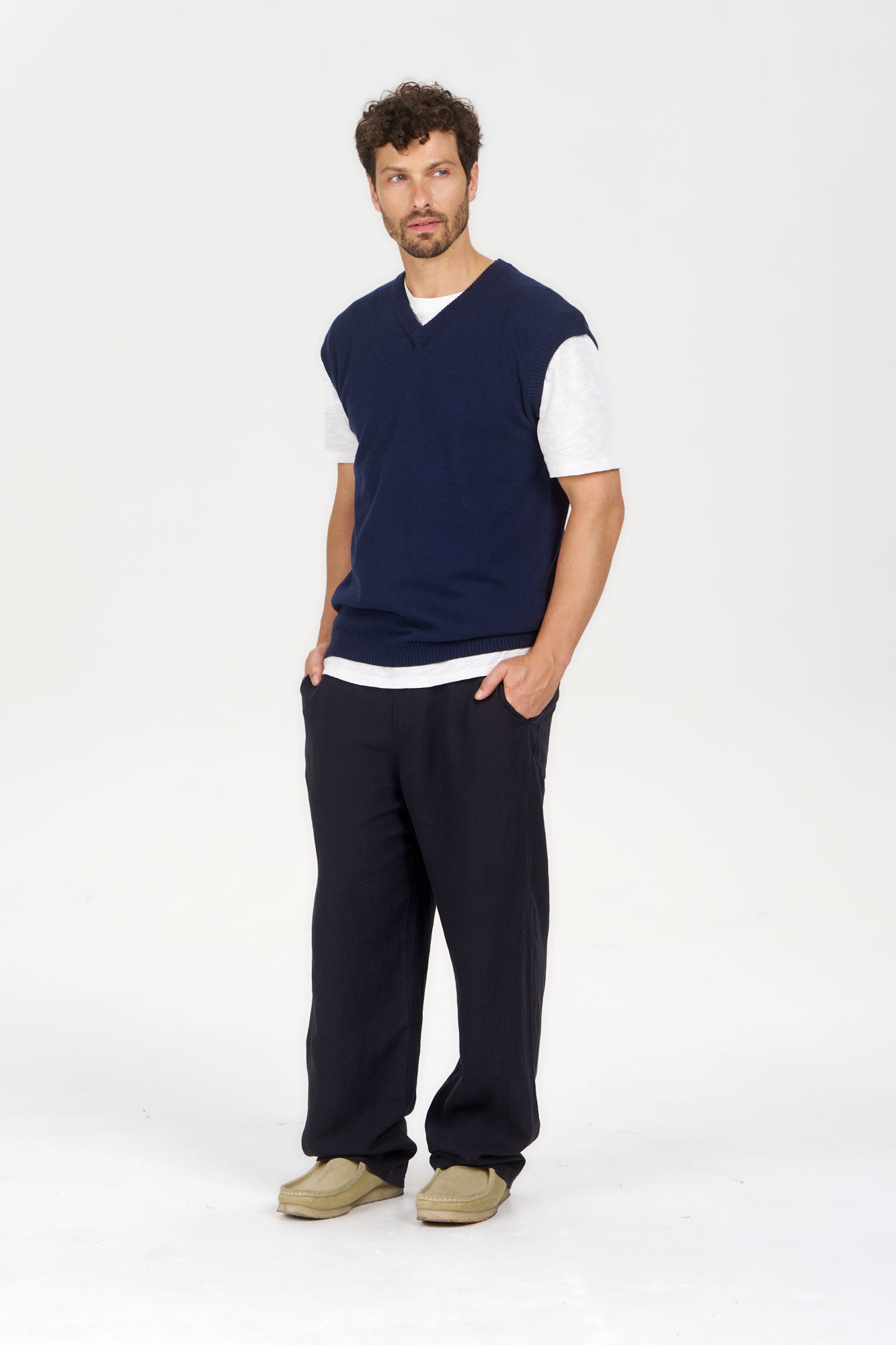 KOMODO men vegan Vest Aslo Navy