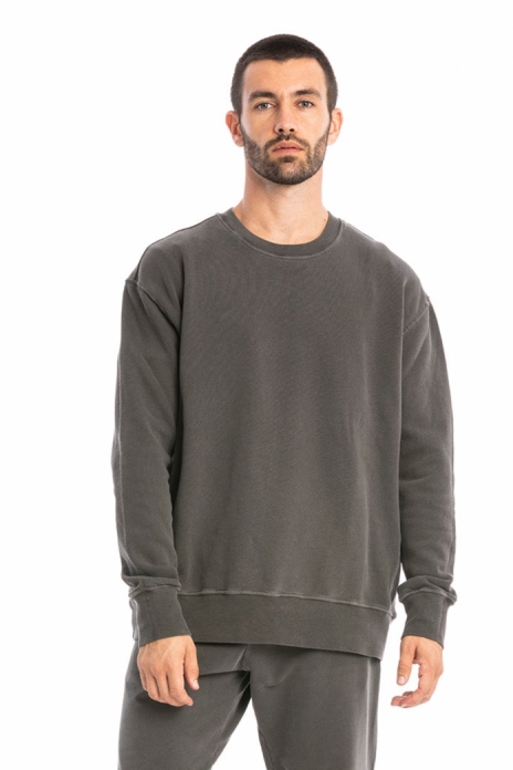 RAVENS VIEW IBIZA Herren vegan Sweatshirt Mistral Anthrazit