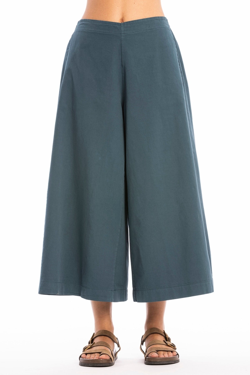 RAVENS VIEW IBIZA Damen vegan Hose Paloma Ozeanblau