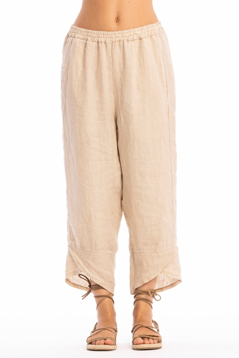 Image of RAVENS VIEW IBIZA dames vegan Broek Duo Desert Sand