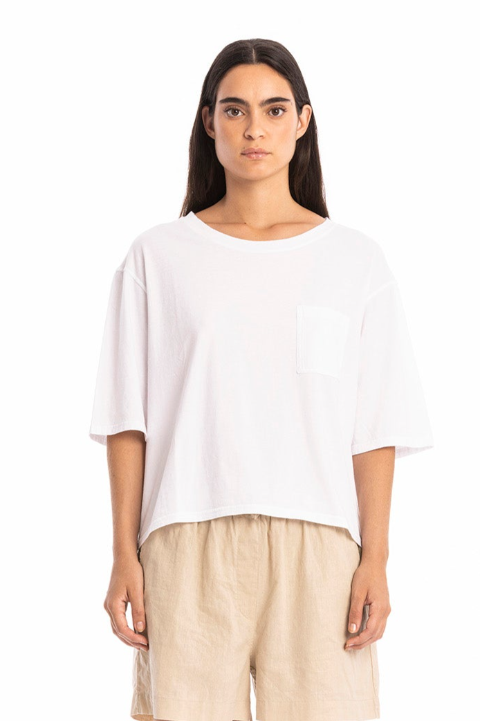 Image of RAVENS VIEW IBIZA dames vegan Top Riviera Wit