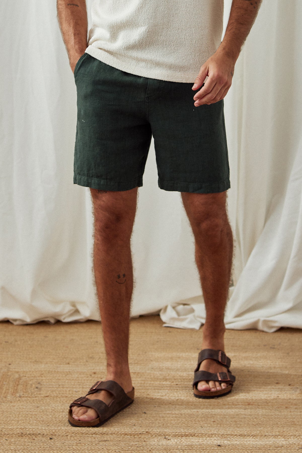 TWOTHIRDS Herren vegan Shorts Bagaat Dark Lake