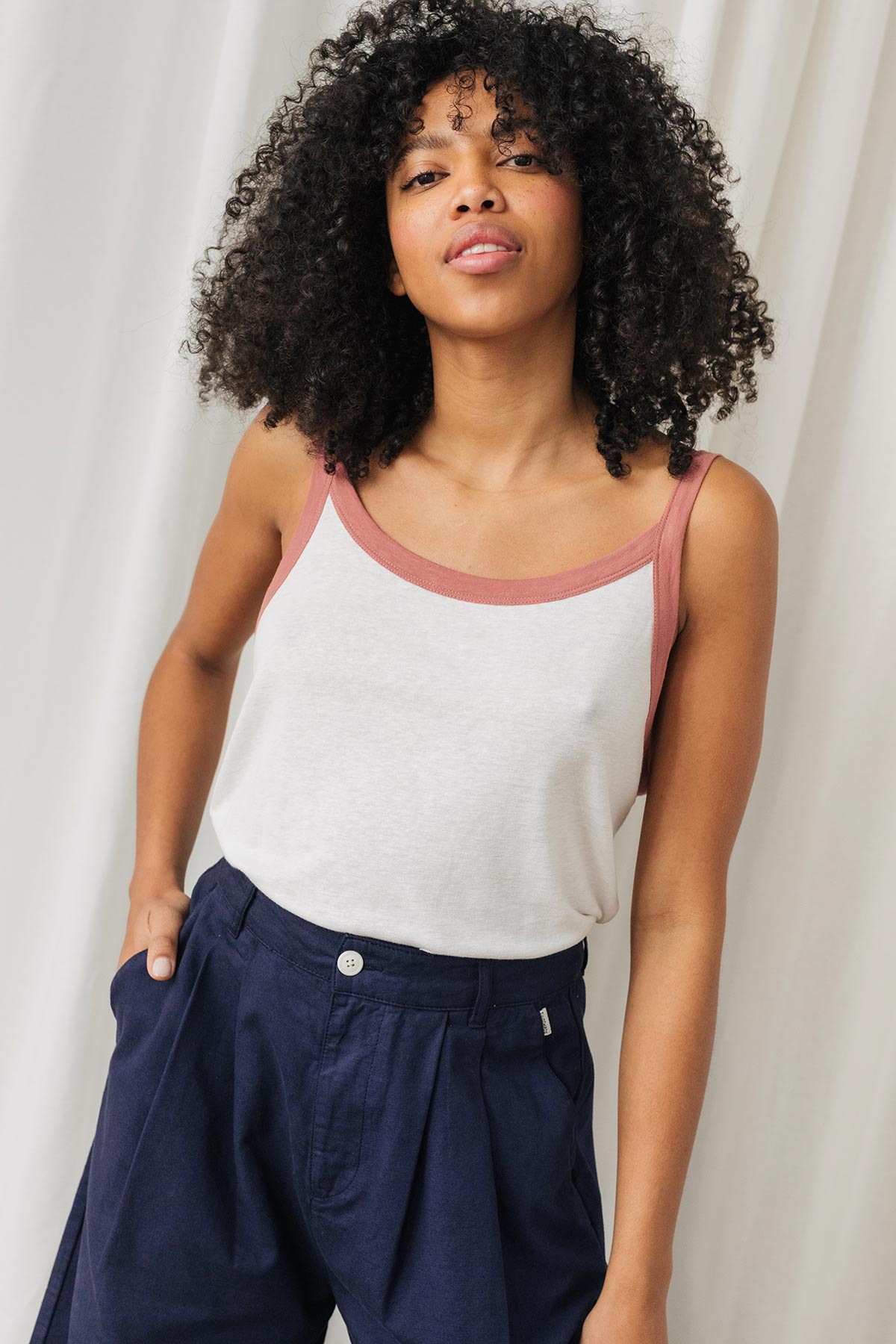 TWOTHIRDS Damen vegan Obere Halle Rose Pink