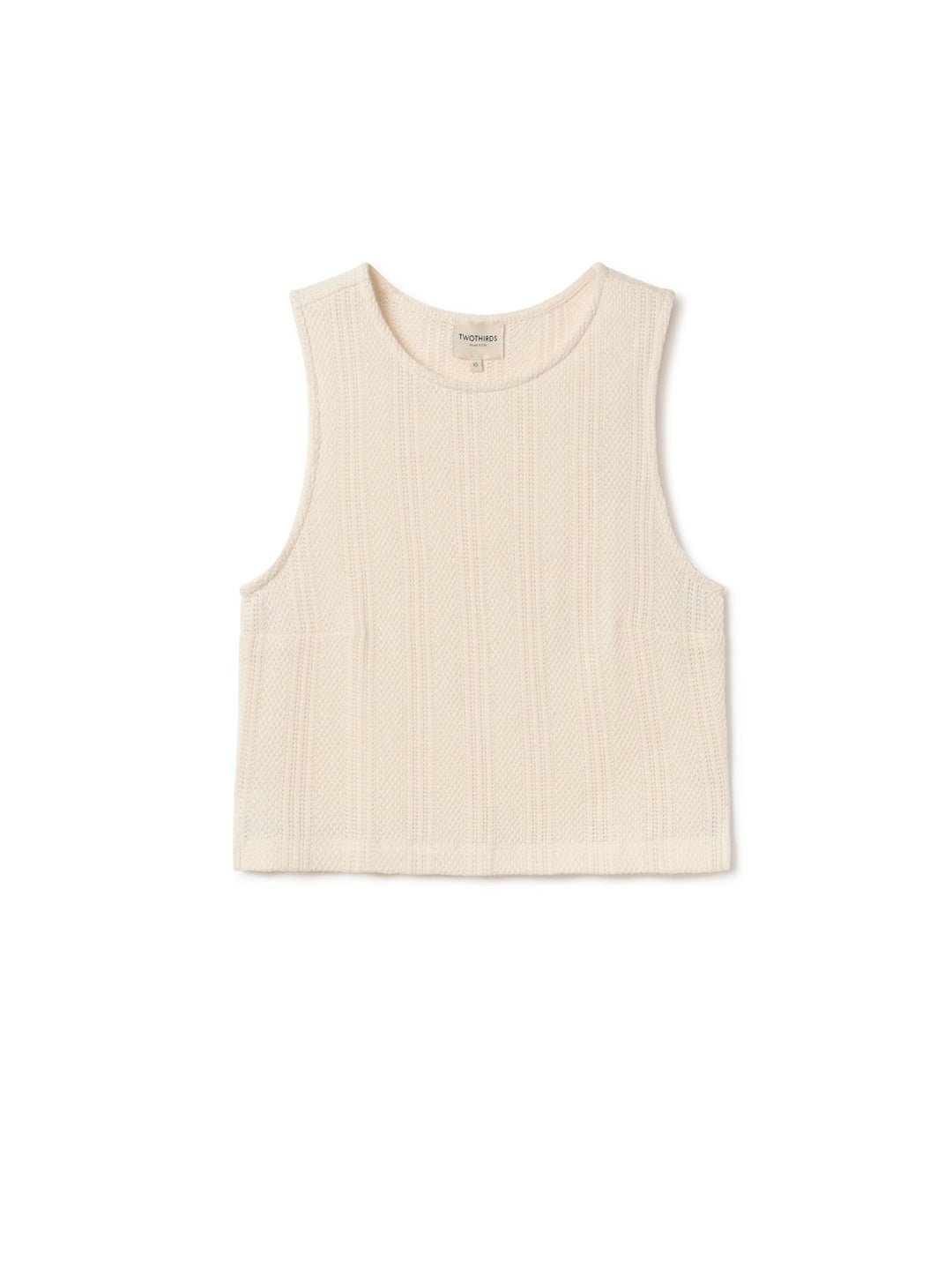 TWOTHIRDS womens vegan Top Ingaro Ecru