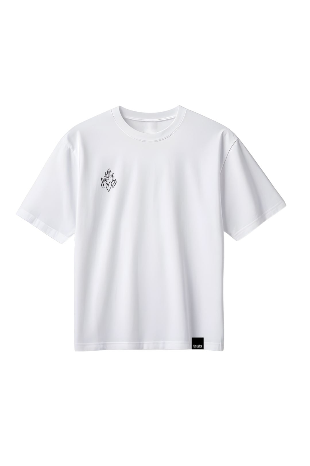 Kintobe Damen vegan T-Shirt Nova Boxy Fit Wei&Atilde;Ÿ