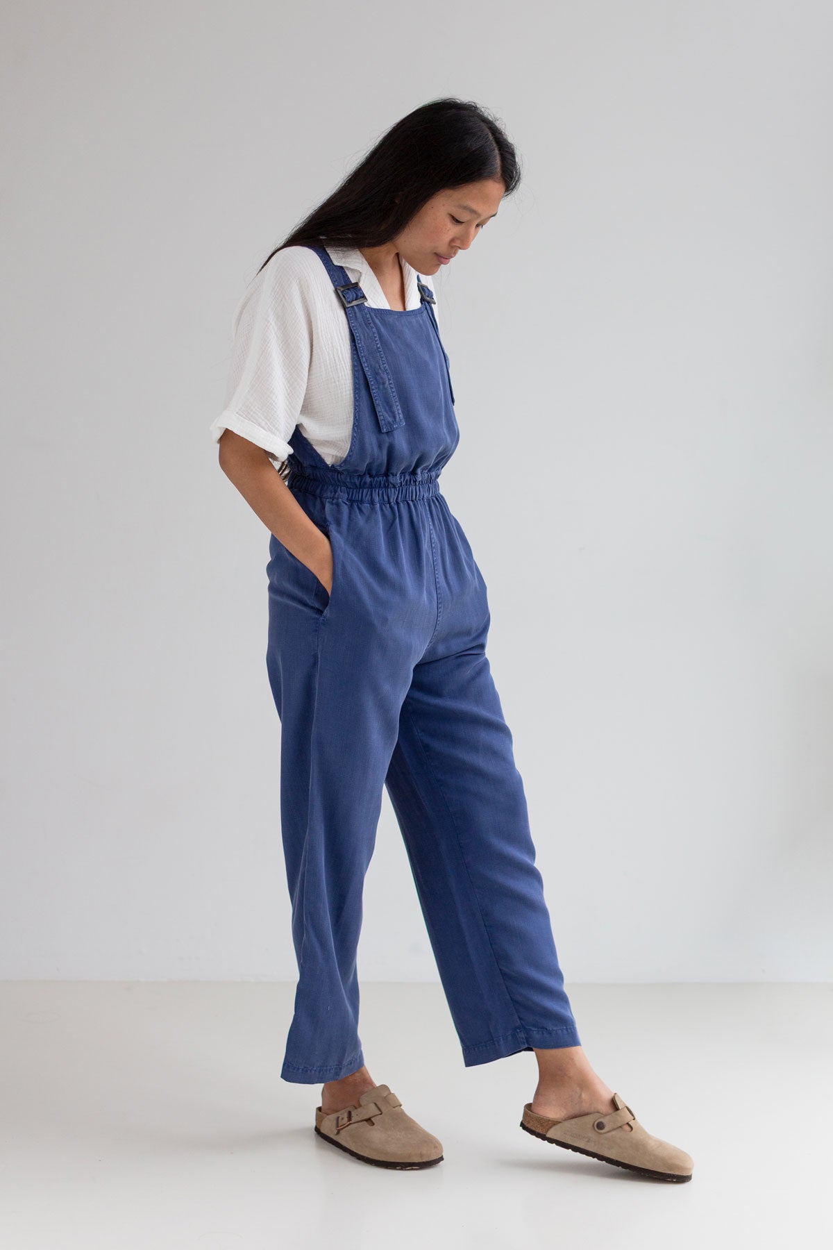 TWOTHIRDS Damen vegan Dungaree Hornos Blueberry