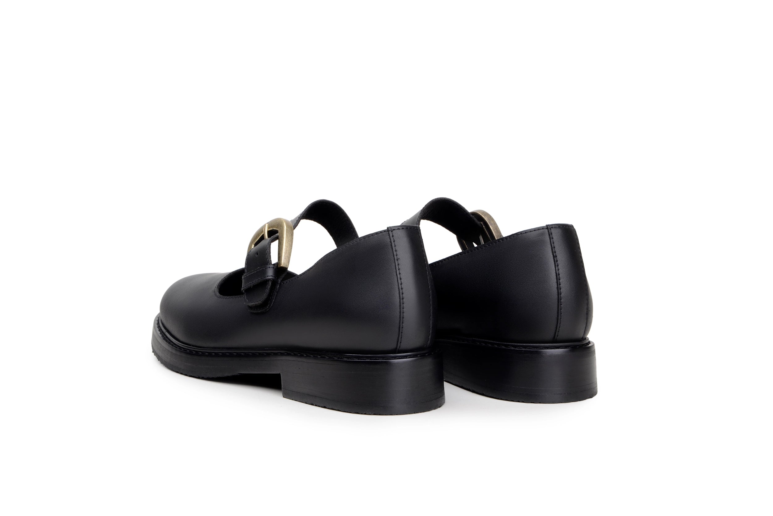 Green Laces womens vegan Mary Jane Greta Black