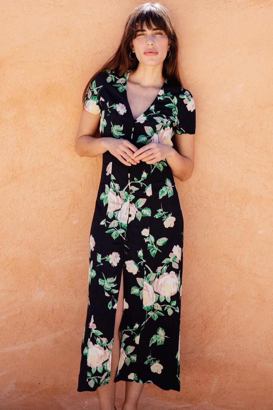 Avani Damen vegan Kleid Saule Schwarz