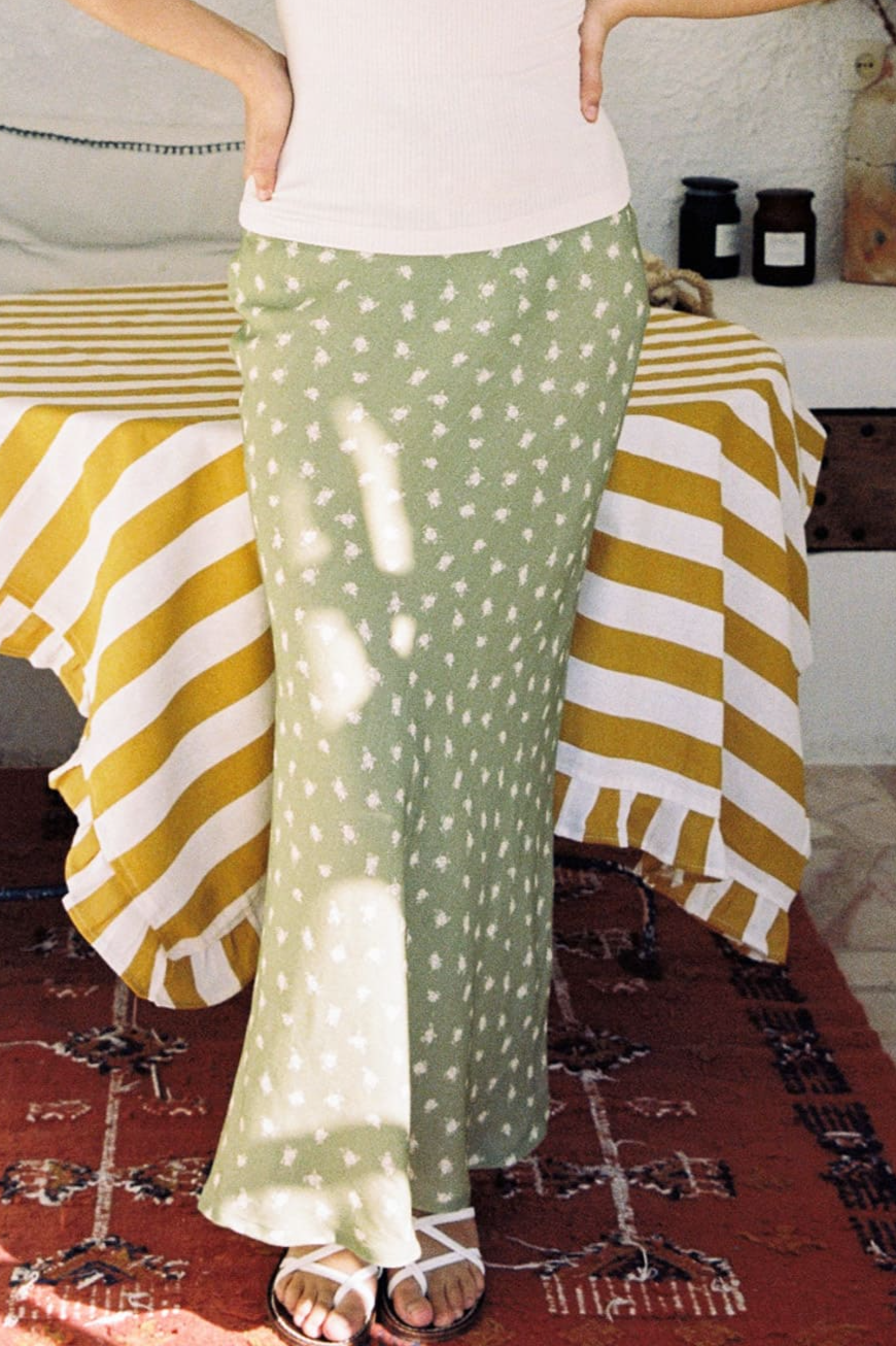 Image of Avani dames vegan Rok Iris Groen