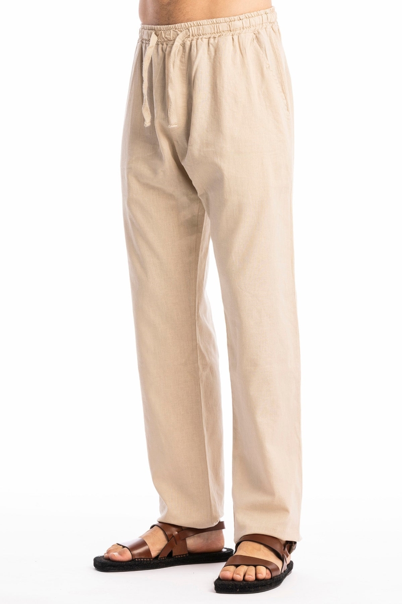 RAVENS VIEW IBIZA men vegan Pants Lucas Desert Sand