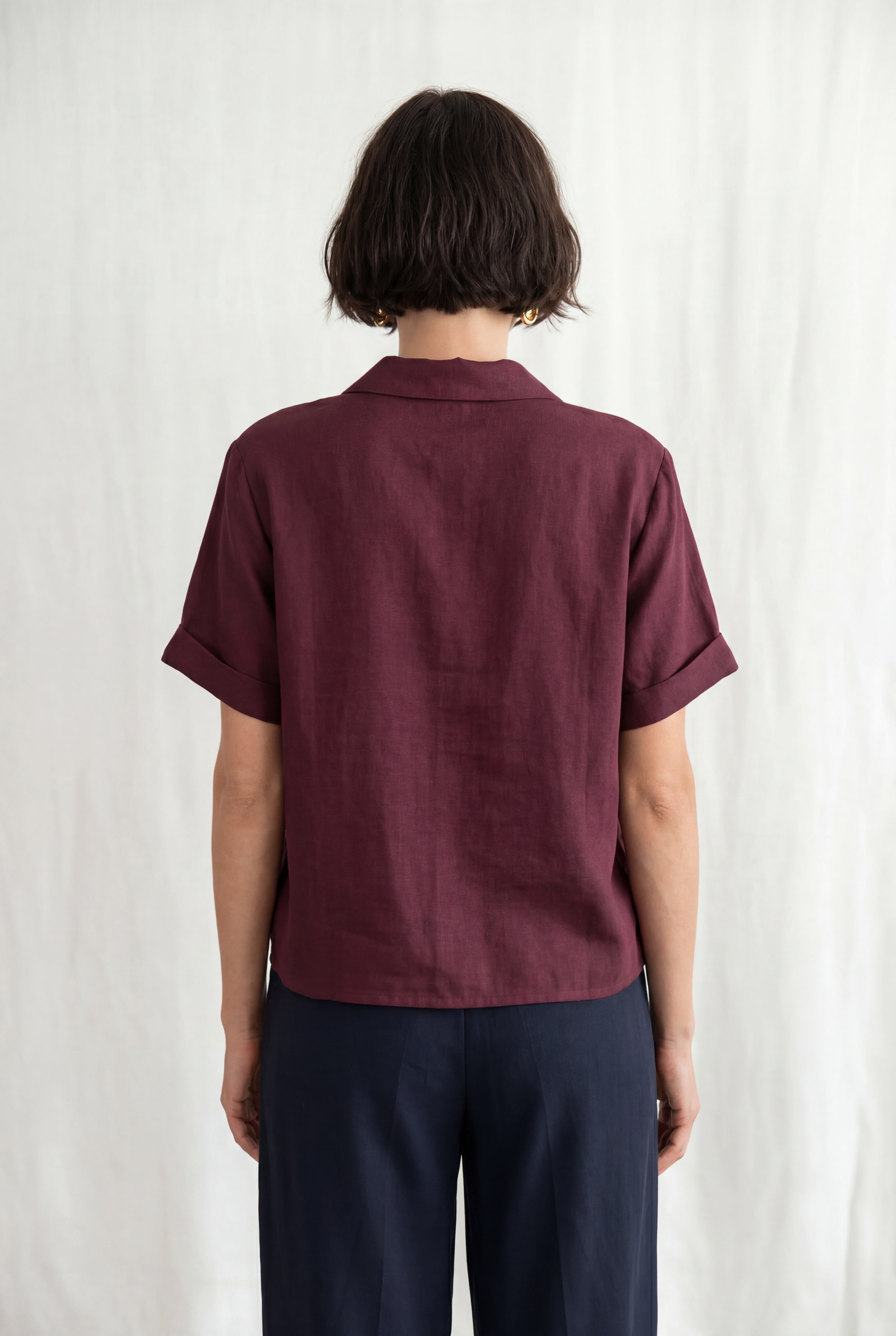 Jyoti - Fair Works womens vegan Blouse Avaani Grape