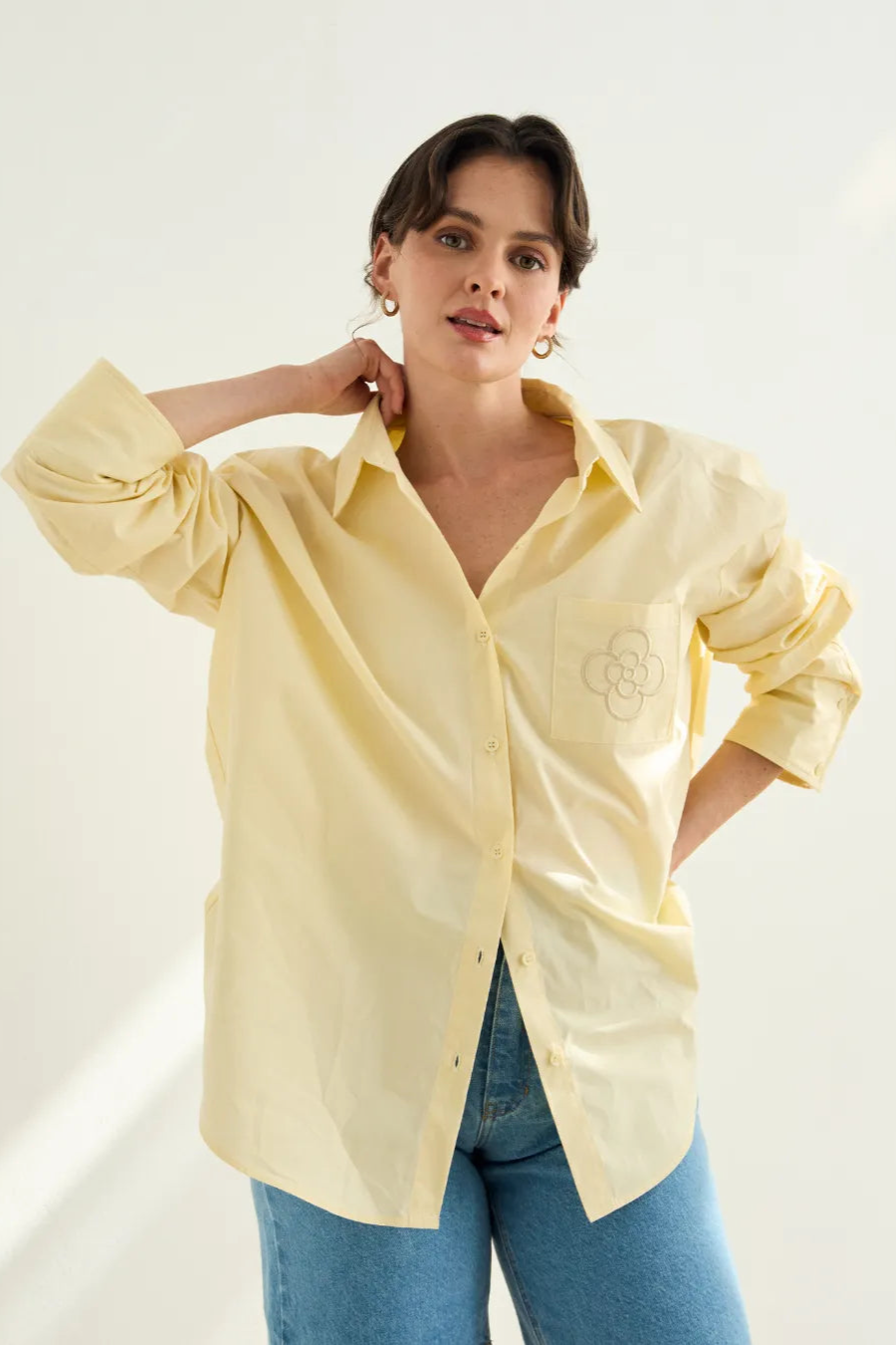 Clotsy womens vegan Shirt Yara Yellow
