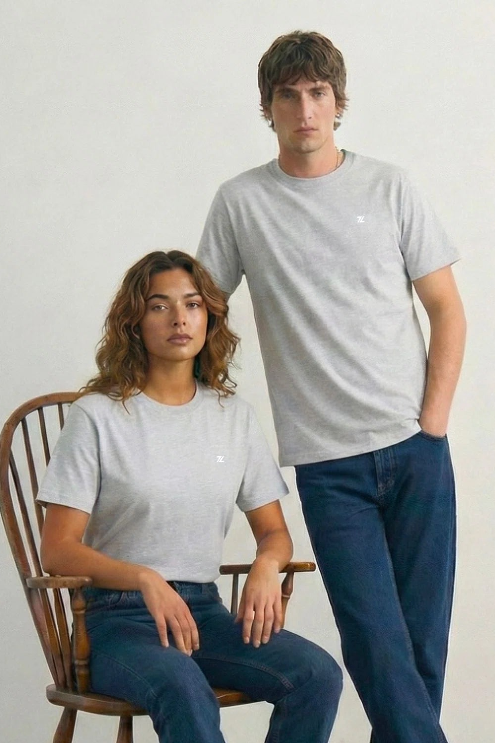 ZÃ¨ta men vegan T-Shirt Unisex Gris Gray