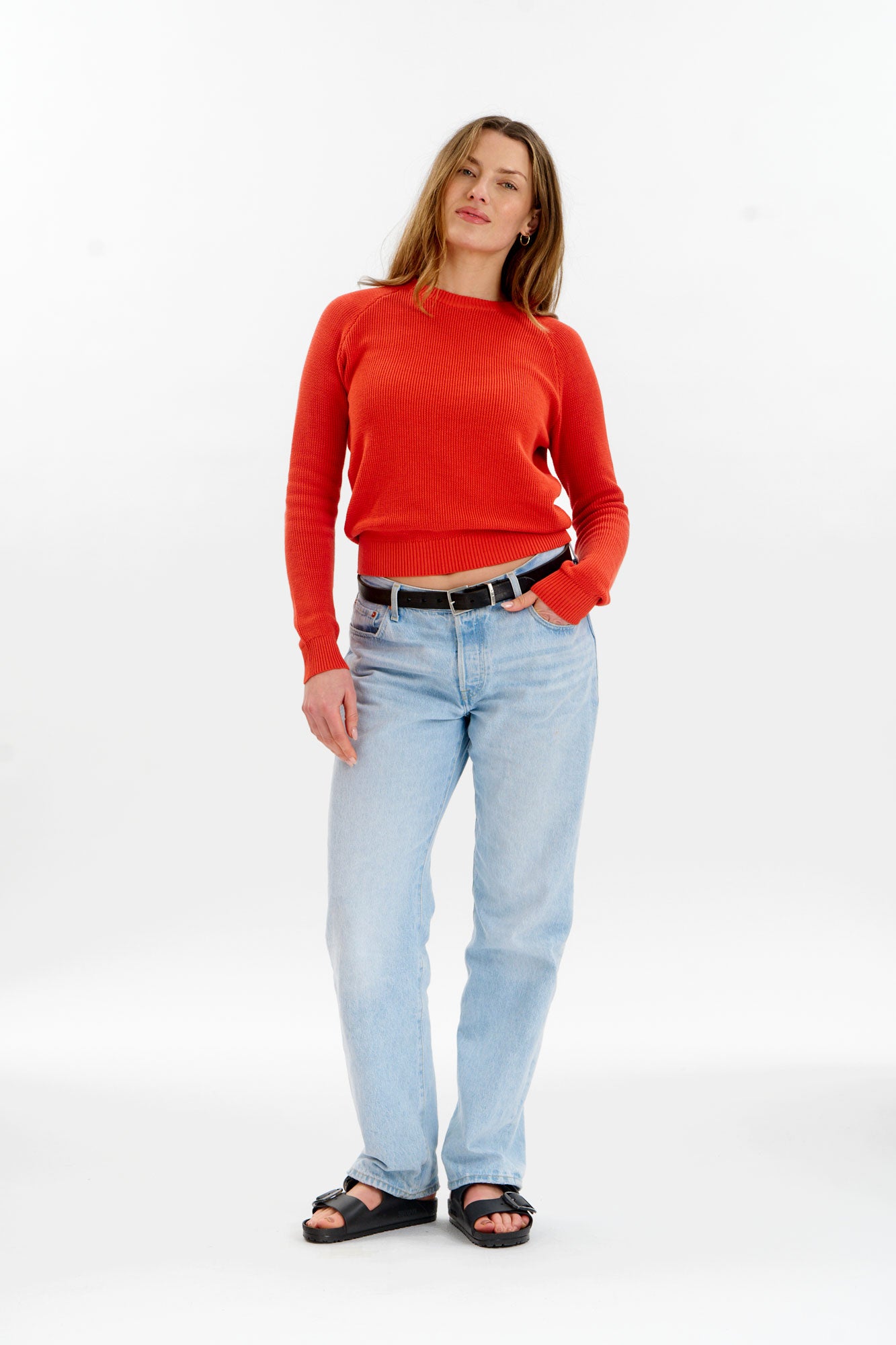 KOMODO womens vegan Jumper Women Fog Red