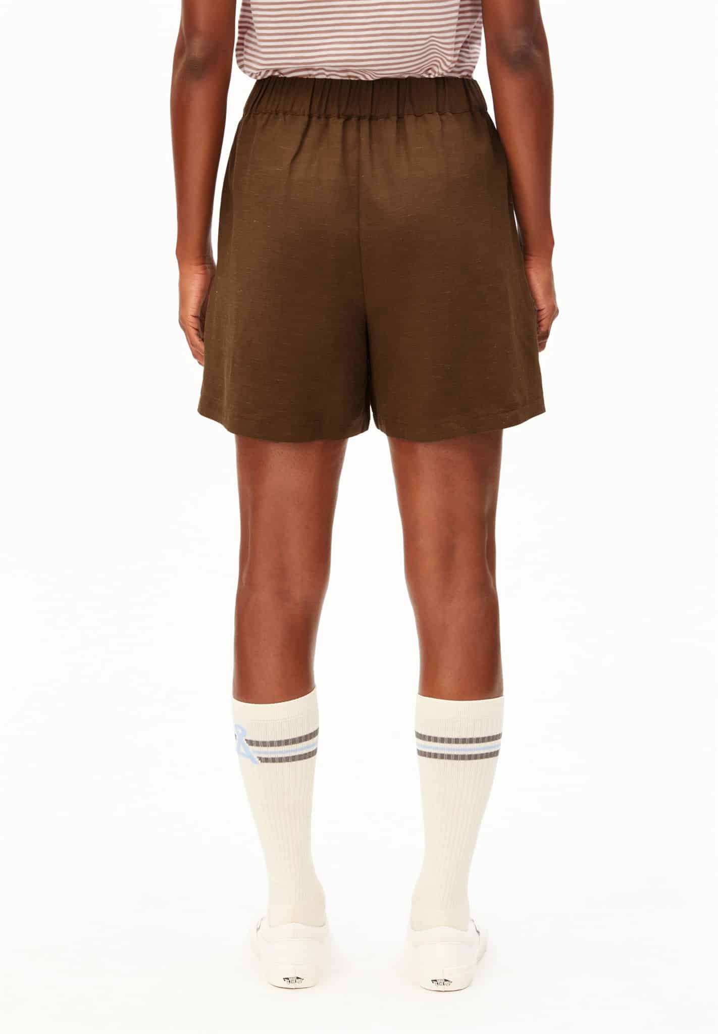 ARMEDANGELS womens vegan Shorts Pull On Brown