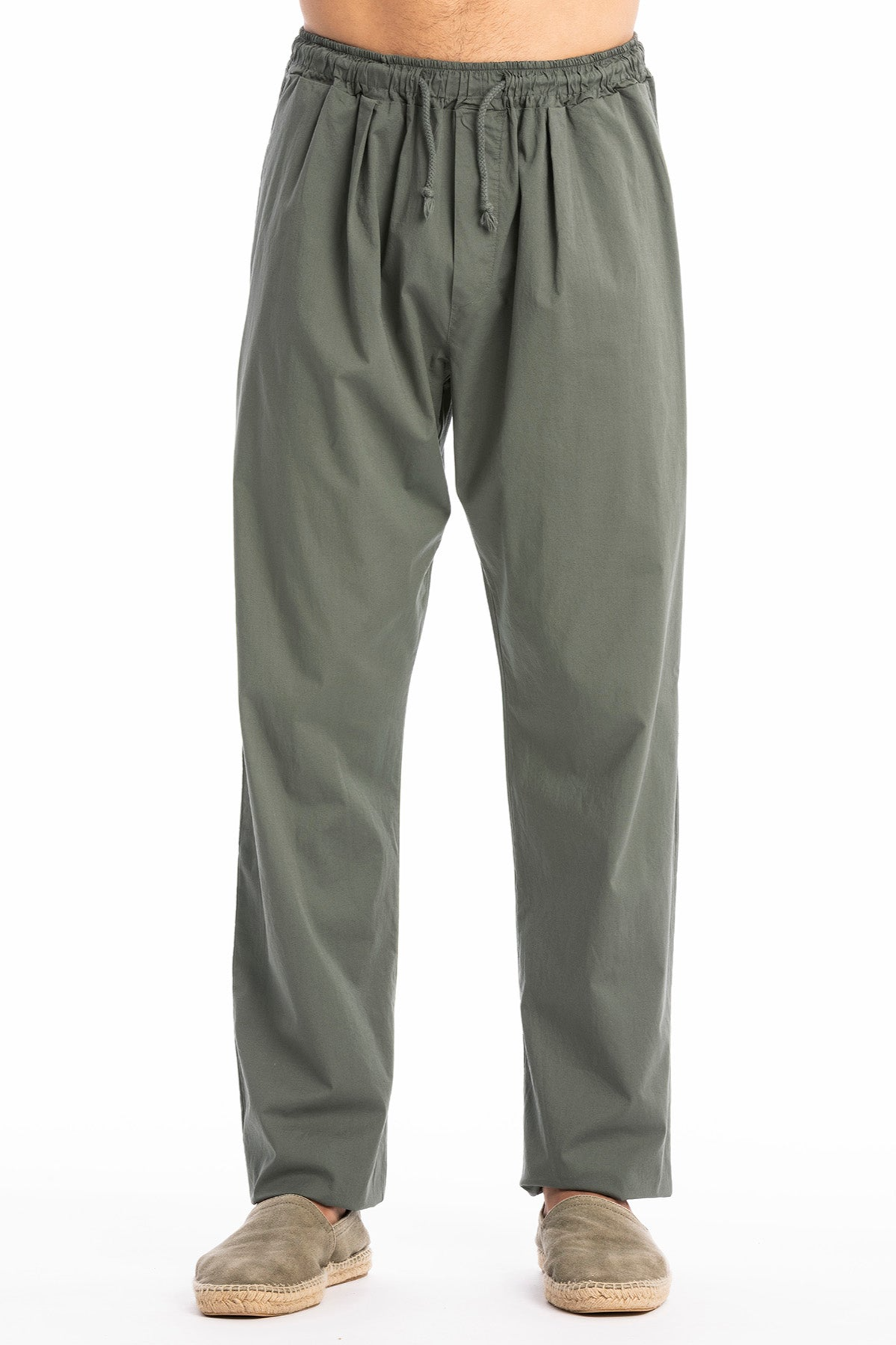 RAVENS VIEW IBIZA men vegan Pants Kenzo Olive Green
