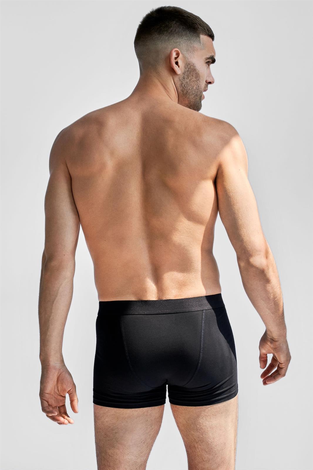 Bread & Boxers men vegan Multipack 3x Boxer Briefs Black