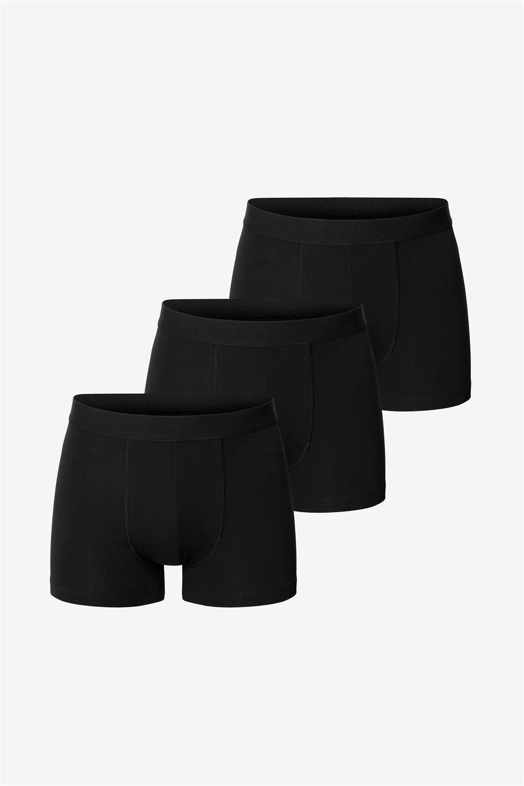 Bread & Boxers men vegan Multipack 3x Boxer Briefs Black