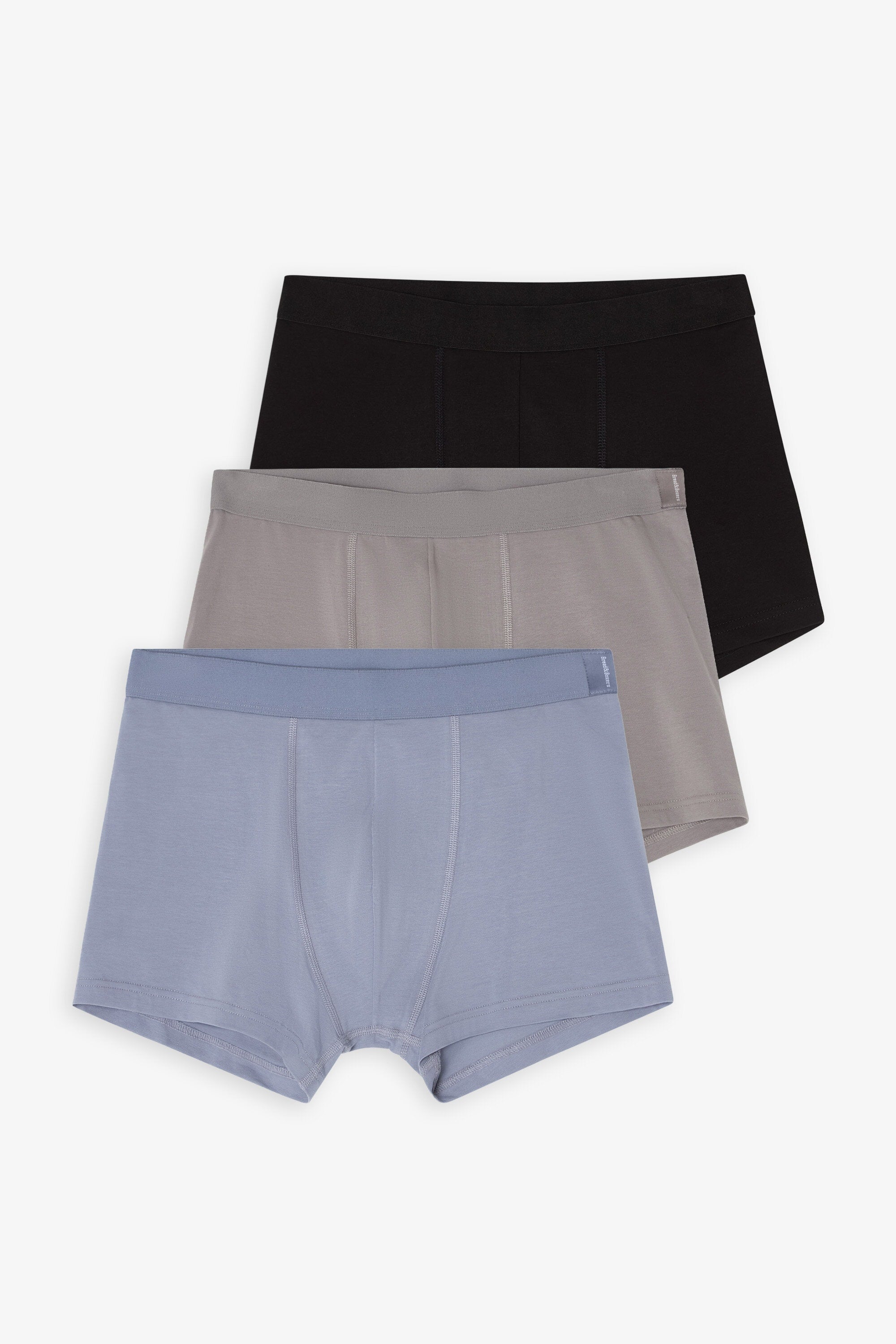 Bread & Boxers men vegan Multipack 3x Boxer Briefs Mixed Seasons Haze Blue