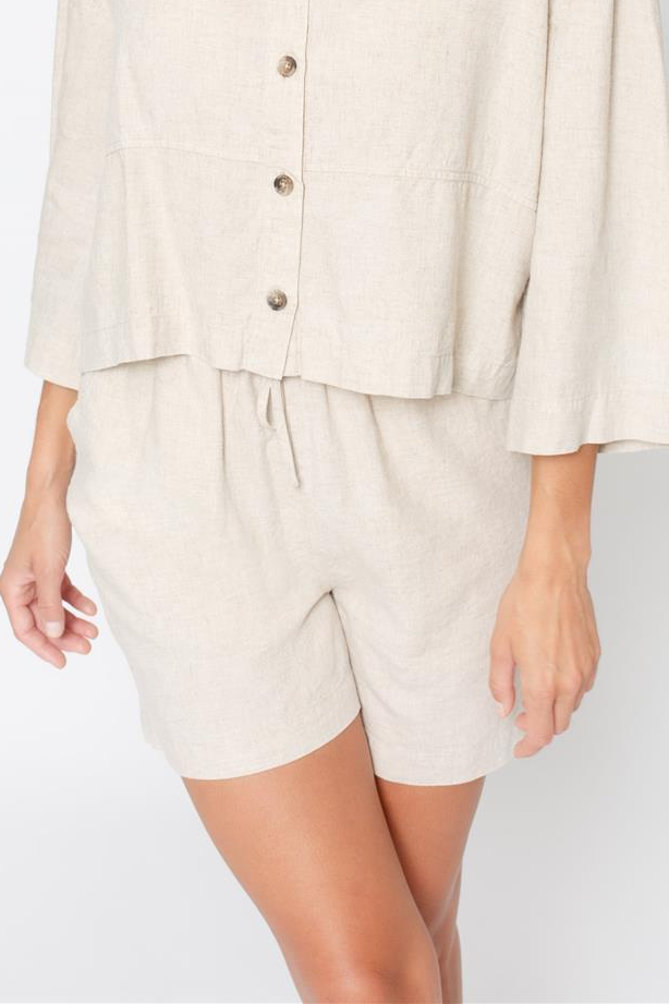 Zerum Damen vegan Shorts Lina Natural