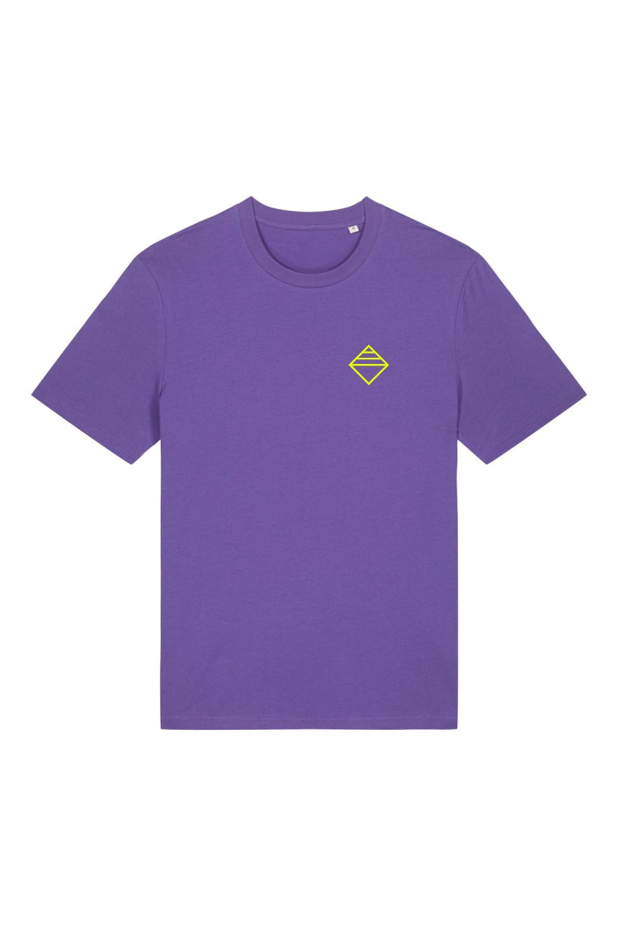 UNIPOLAR womens vegan T-Shirt Anniversary Neon Purple Love